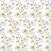 You Are My Sunshine Whales in WhIte