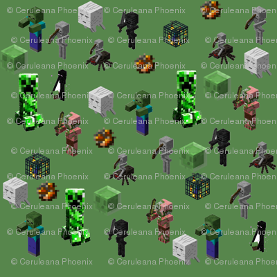 minecraft_monsters-green