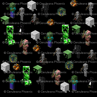 minecraft_monsters_black