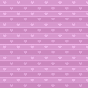 Pink Heart Stripes