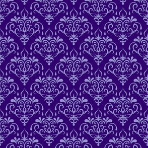 damask small - purple