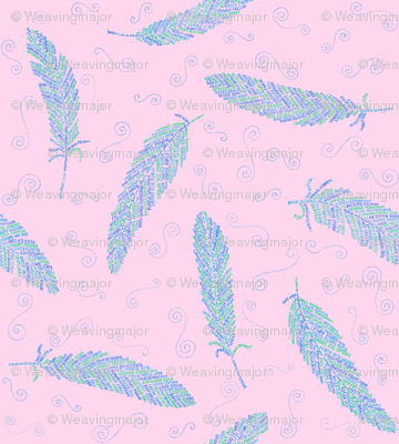 birds of a feather (pale pink) 