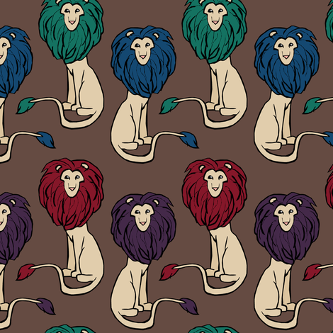 Rainbow Manes fabric by pond_ripple on Spoonflower - custom fabric