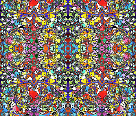 Spring buds fabric by whimzwhirled on Spoonflower - custom fabric