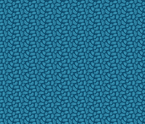 Small leaf branches indigo fabric by cjldesigns on Spoonflower - custom fabric