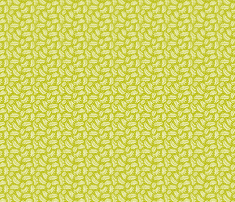 Small leaf branches green fabric by cjldesigns on Spoonflower - custom fabric