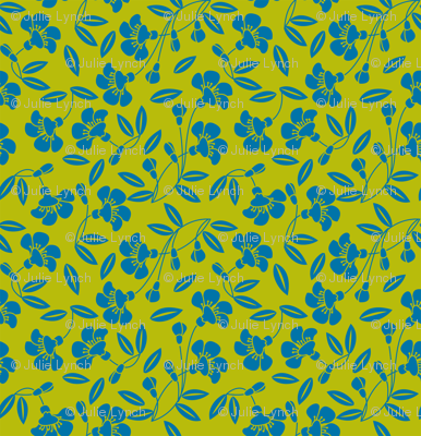 Japanese blossom green