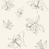 Butterflies and Crabapples - Oatmeal