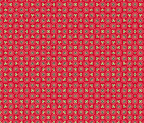 Hakea red small fabric by cjldesigns on Spoonflower - custom fabric