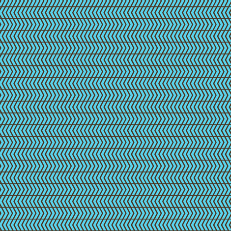 mini chevron blue