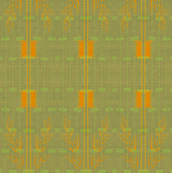 Decoscape - moss and lime green, orange