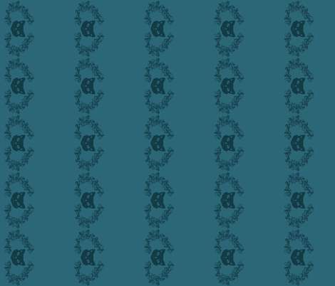kittenborder fabric by mirromaru on Spoonflower - custom fabric