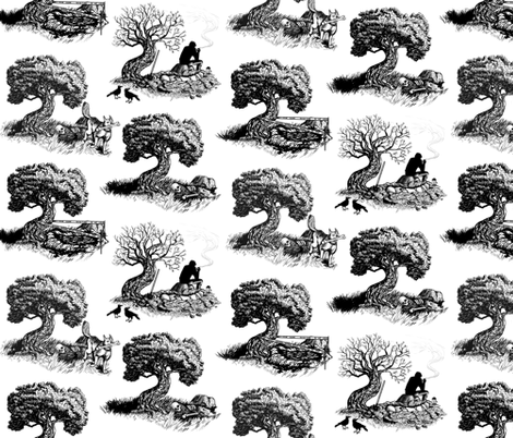 The Truth Will Out fabric by ninniku on Spoonflower - custom fabric