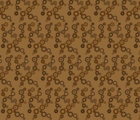 Gears fabric by mirromaru on Spoonflower - custom fabric