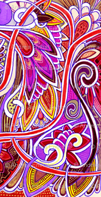 In Flaming Flamenco Flamingo Colors