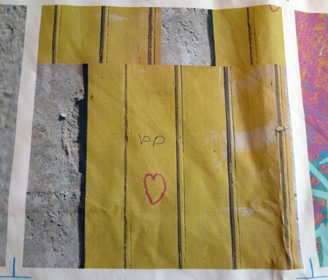Love on a Mustard Door