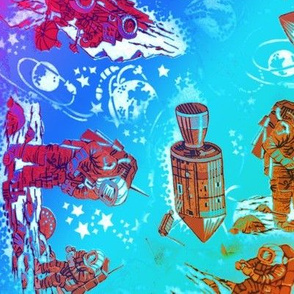Astronaut retro NASA 