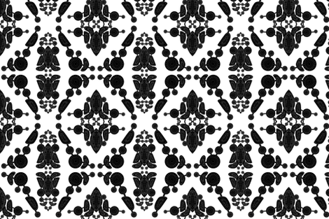B&W Connection fabric by carissa_paglino on Spoonflower - custom fabric