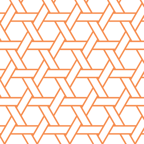 kagome outline in topaz fabric by chantae on Spoonflower - custom fabric