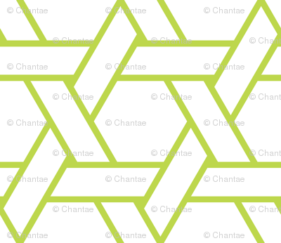 kagome outline in peridot
