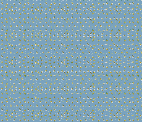 Blue Daisy Bow