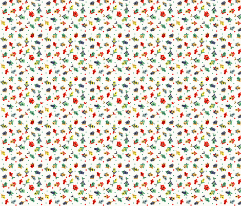 Birdy Houses fabric by fenderskirt on Spoonflower - custom fabric