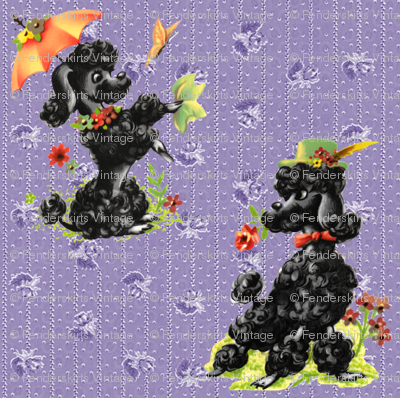 Prissy Poodles Purple