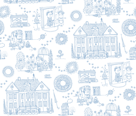 Miss Marple fabric by laura_the_drawer on Spoonflower - custom fabric