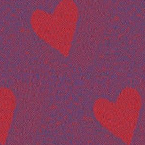 heart electric - red/purple-ch