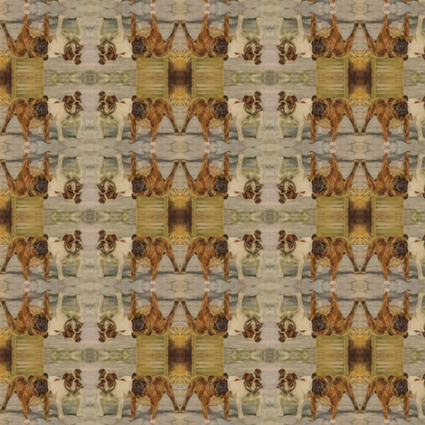 Vintage_bullies fabric by nype on Spoonflower - custom fabric