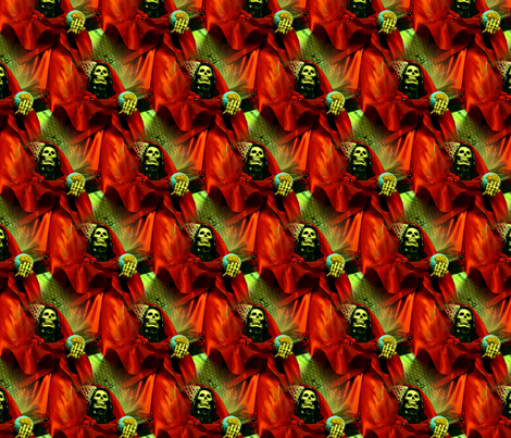 Santa Muerte fabric by hisruinphotography on Spoonflower - custom fabric