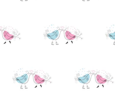 valentines_birds fabric by nav_k on Spoonflower - custom fabric