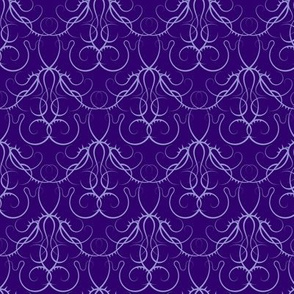 gothic scrolls - purple