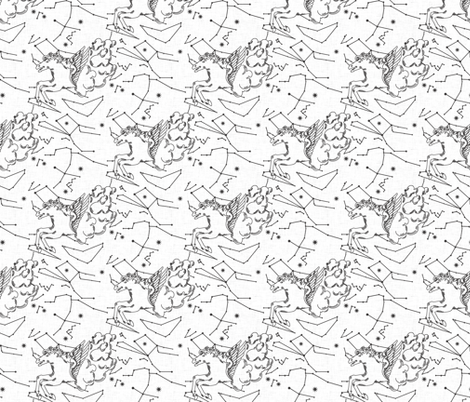 white_pegasus fabric by holli_zollinger on Spoonflower - custom fabric