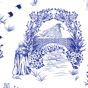The Bridge. Toile de Jouy