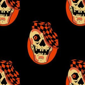 Vintage Halloween Skull