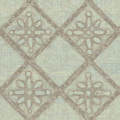 Antique French Tile - pale mint