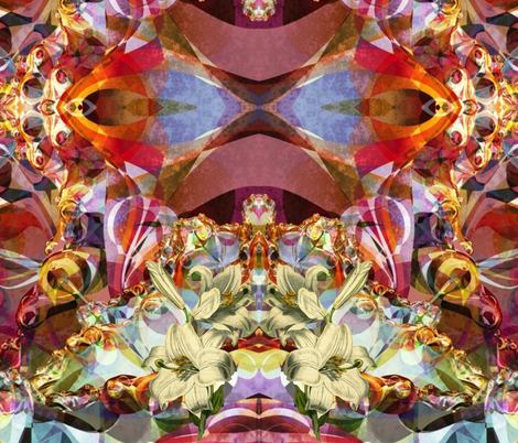 Lilly fabric by whimzwhirled on Spoonflower - custom fabric