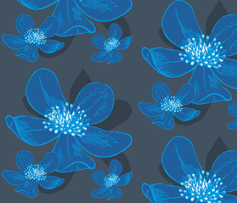 Anemone fabric by subcutaneous88 on Spoonflower - custom fabric