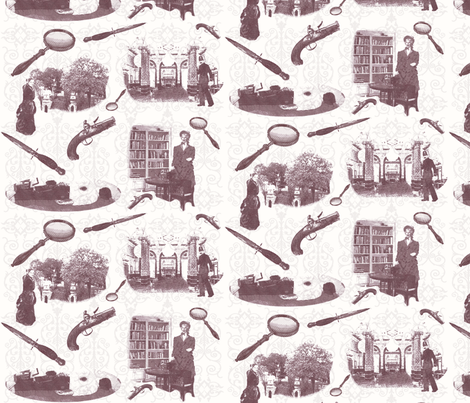 too-many-clues fabric by grafikat on Spoonflower - custom fabric