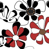 Rtexgrotebloemenrozeroodfron
