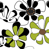 green flower ocean