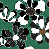 dark green flower ocean