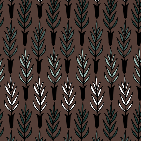 Potted Plant Gradient fabric by pond_ripple on Spoonflower - custom fabric