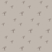 Lone Tree in Grey