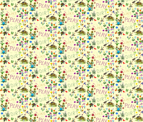 garden fabric by krs_expressions on Spoonflower - custom fabric