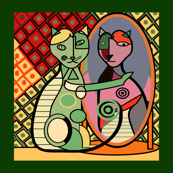 Picasso's Cat 8x8