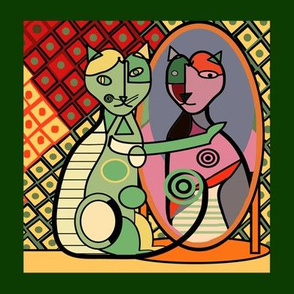 Picasso's Cat 8x8