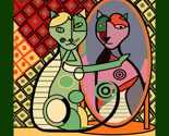 Picasso's Cat 8x8