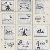 Postcards for pin-cushions